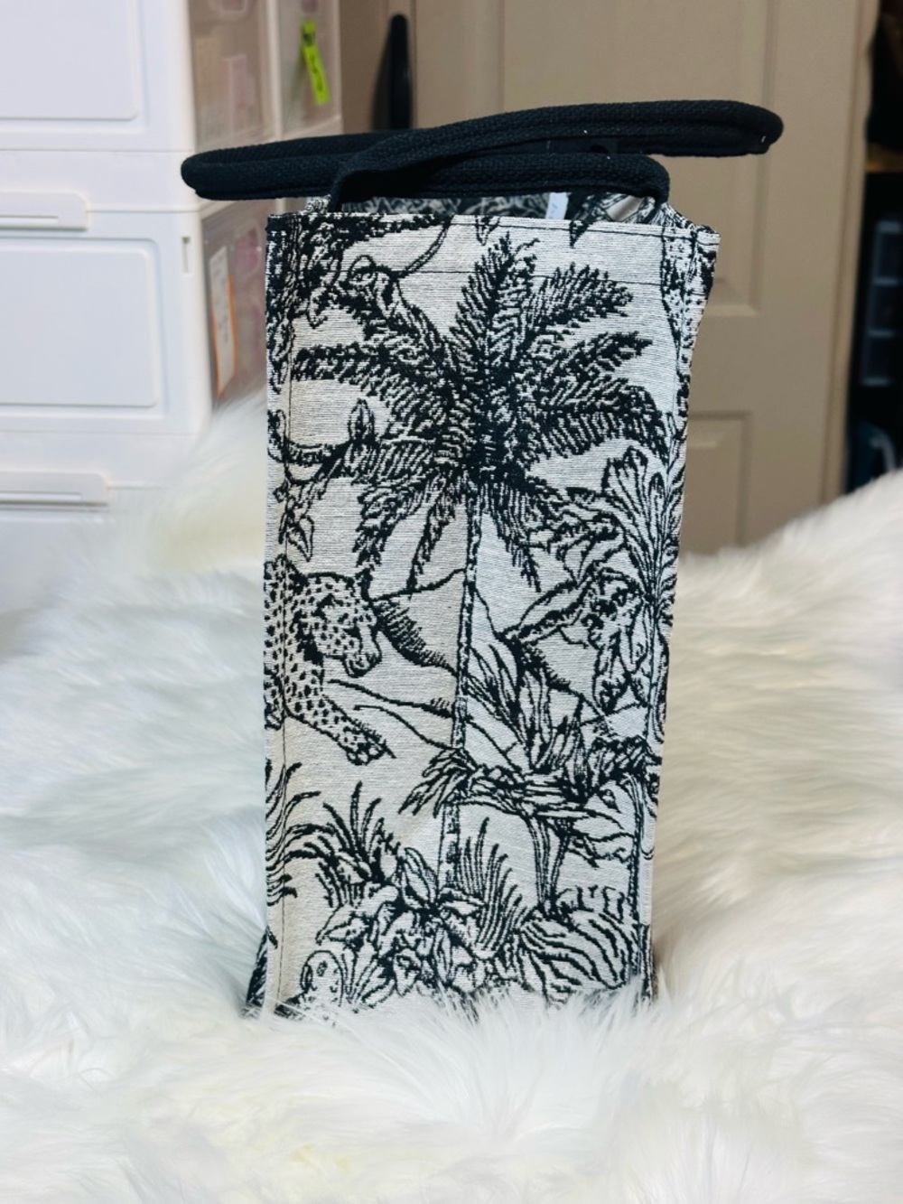 Black & White Tote Bag - Picture 3 of 8